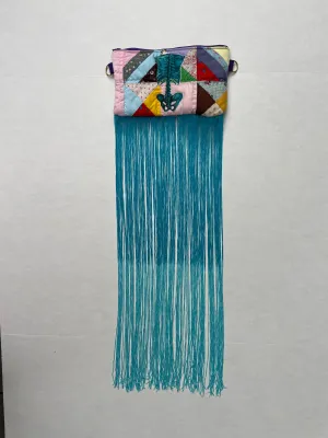 Blue Skeleton Clutch