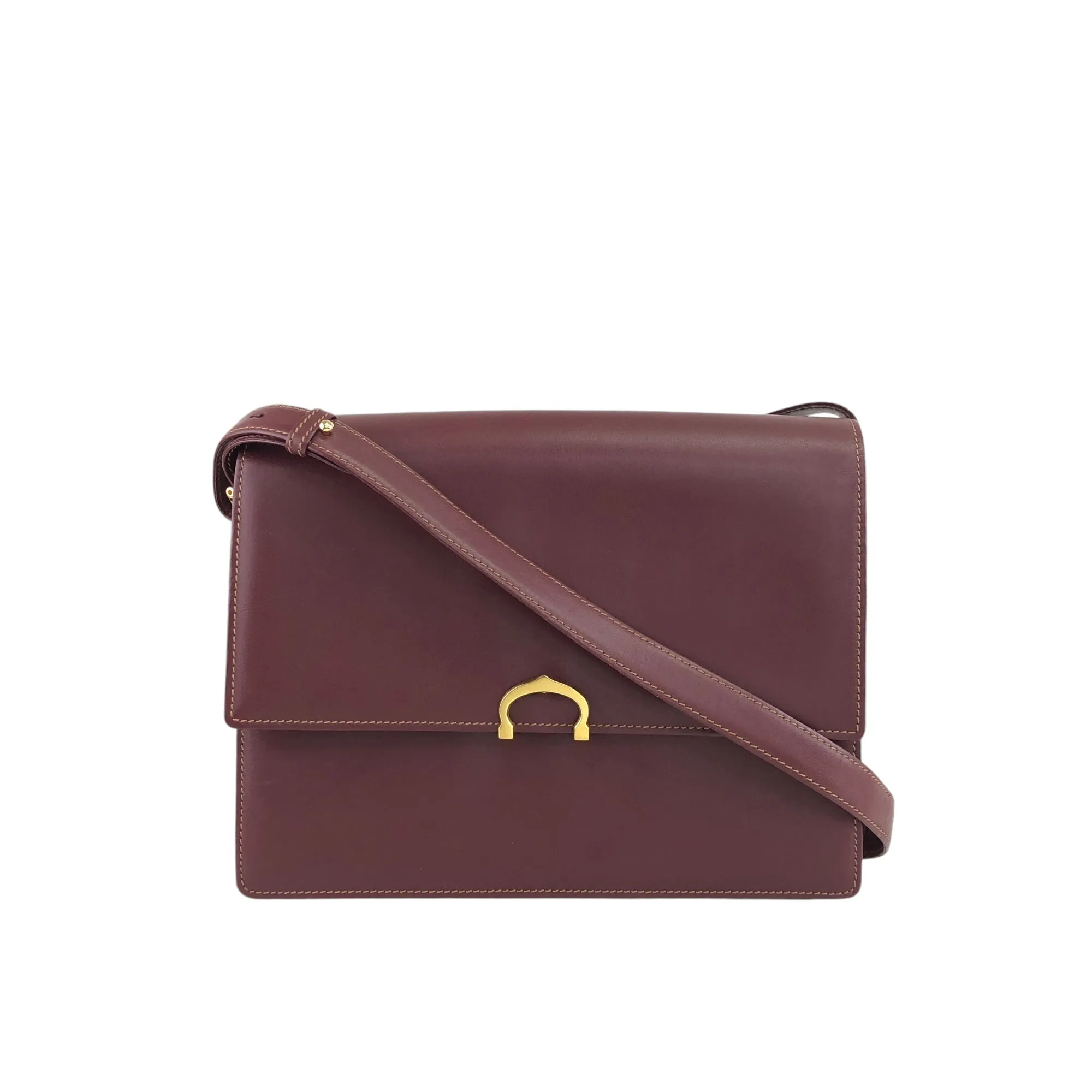 Cartier Shoulder bag Bordeaux Vintage r8tpmr