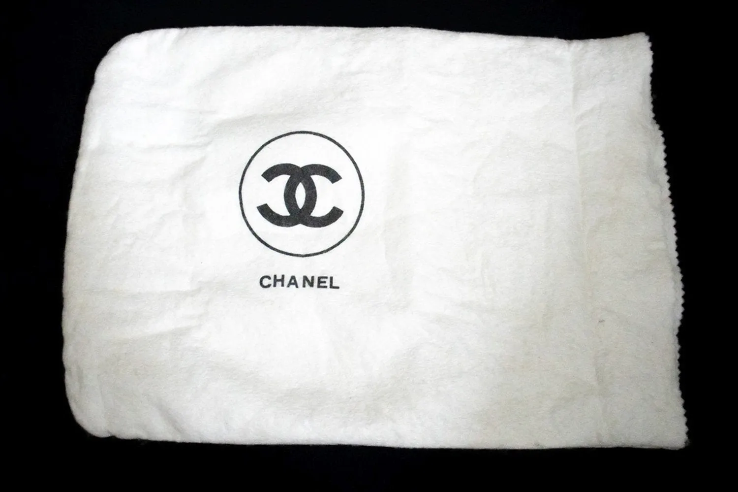 CHANEL Classic Double Flap 9" Chain Shoulder Bag Black Lambskin m02
