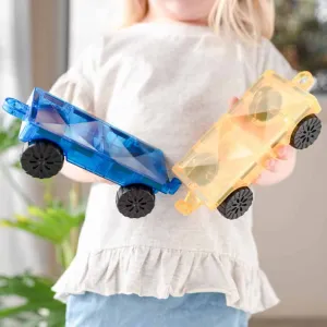 Connetix Magnetic Tiles Rainbow Car Pack