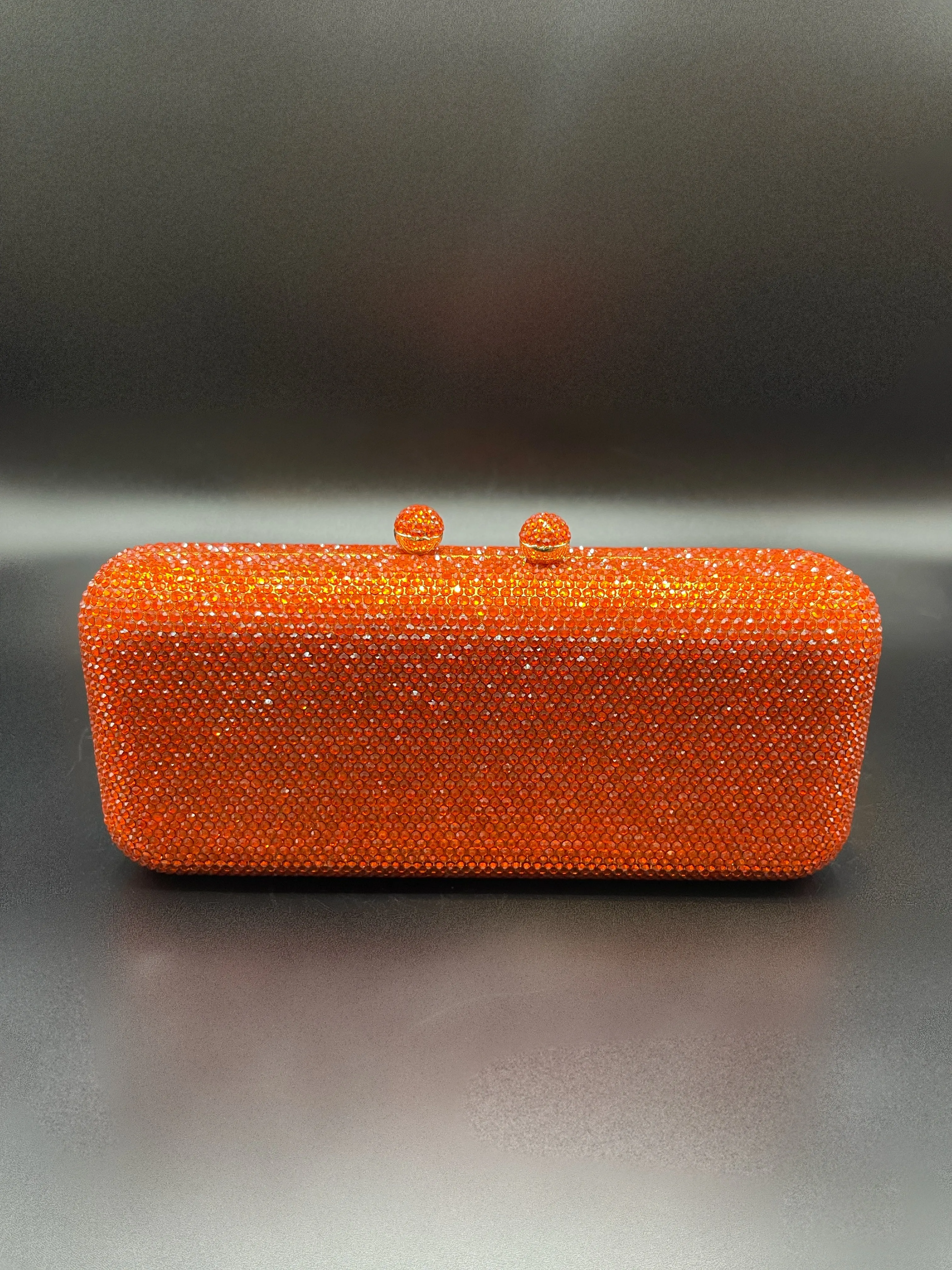 Crystal Clutch Orange
