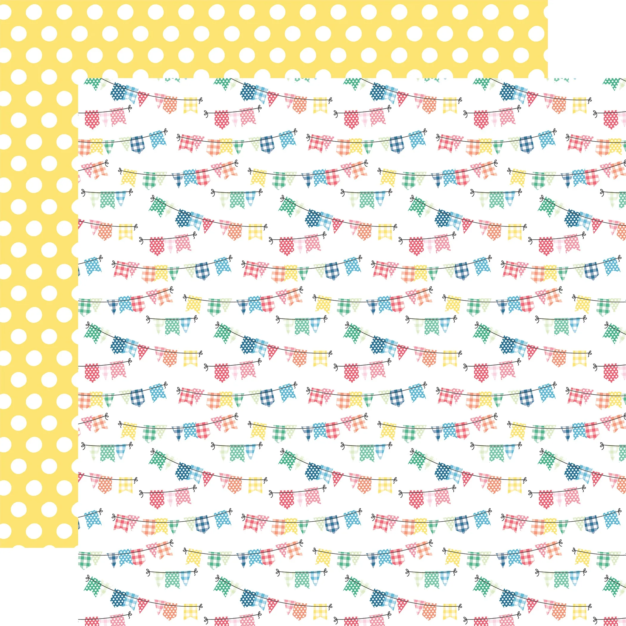 Echo Park - Sun Kissed - 12x12 Single Sheet / Happy Banners