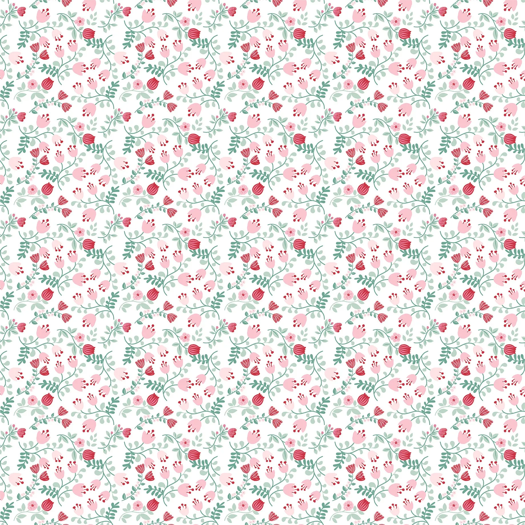 Echo Park - Valentine's Day - 12x12 Single Sheet / Forever Stems