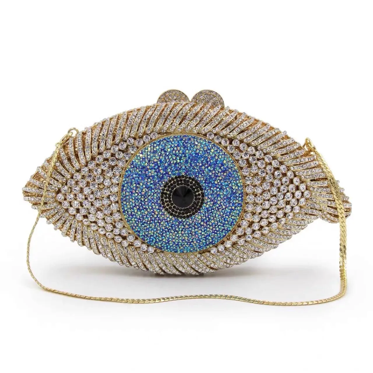 Evil Eye Crystal Clutch