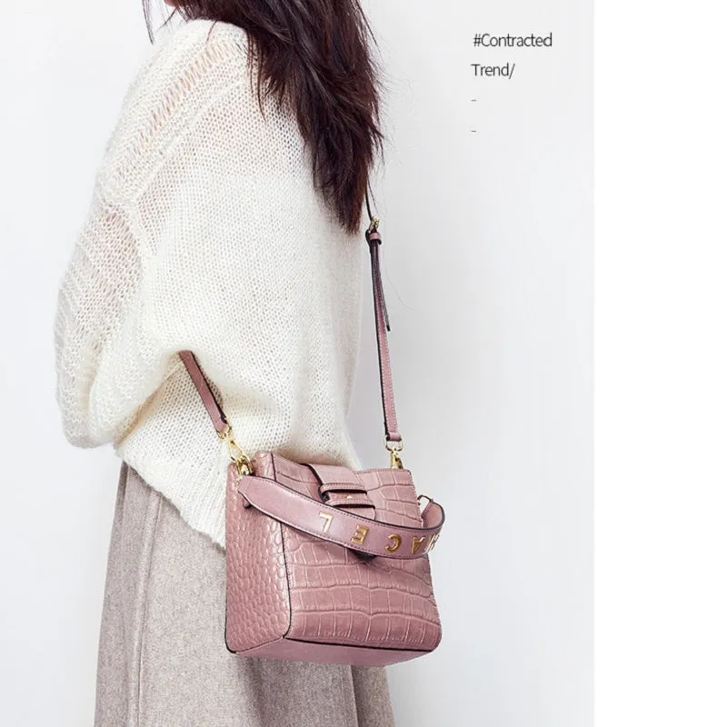 Fashion Crocodile Pattern Handbag