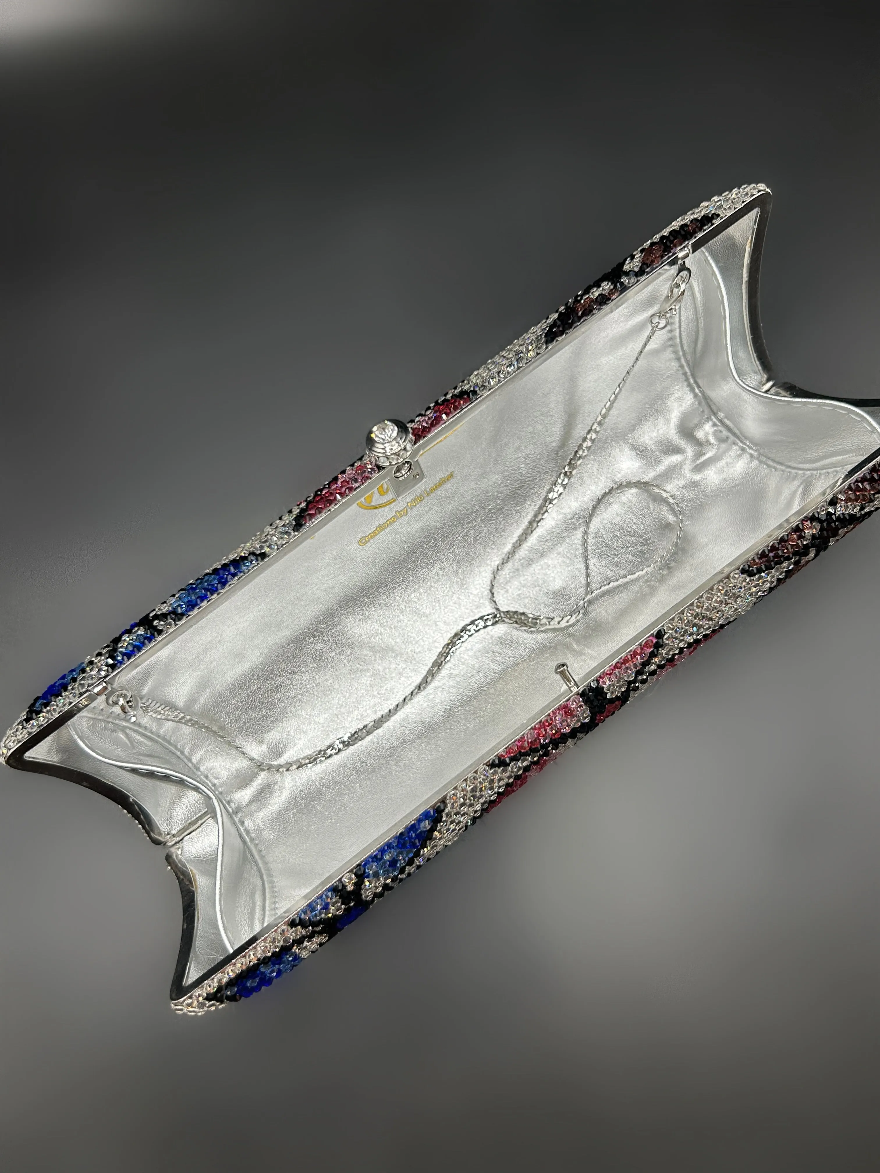 Floral Crystal Clutch