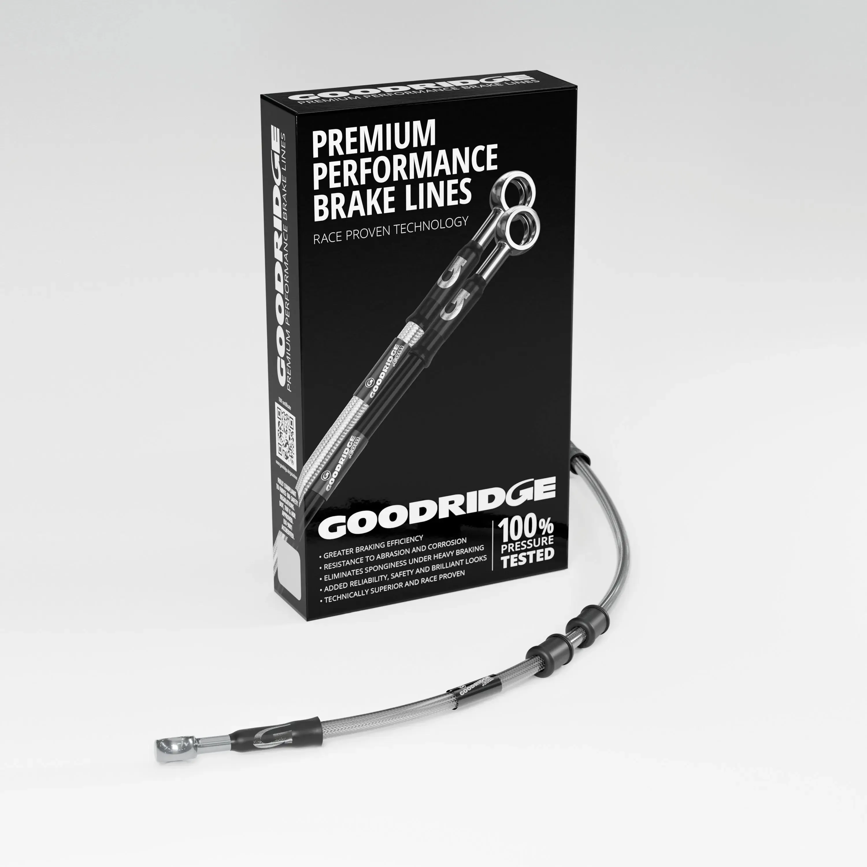 FRONT BRAKE HOSE KIT FOR HARLEY DAVIDSON FLS SOFTAIL SLIM (NO ABS) 15-17 (METRIC)