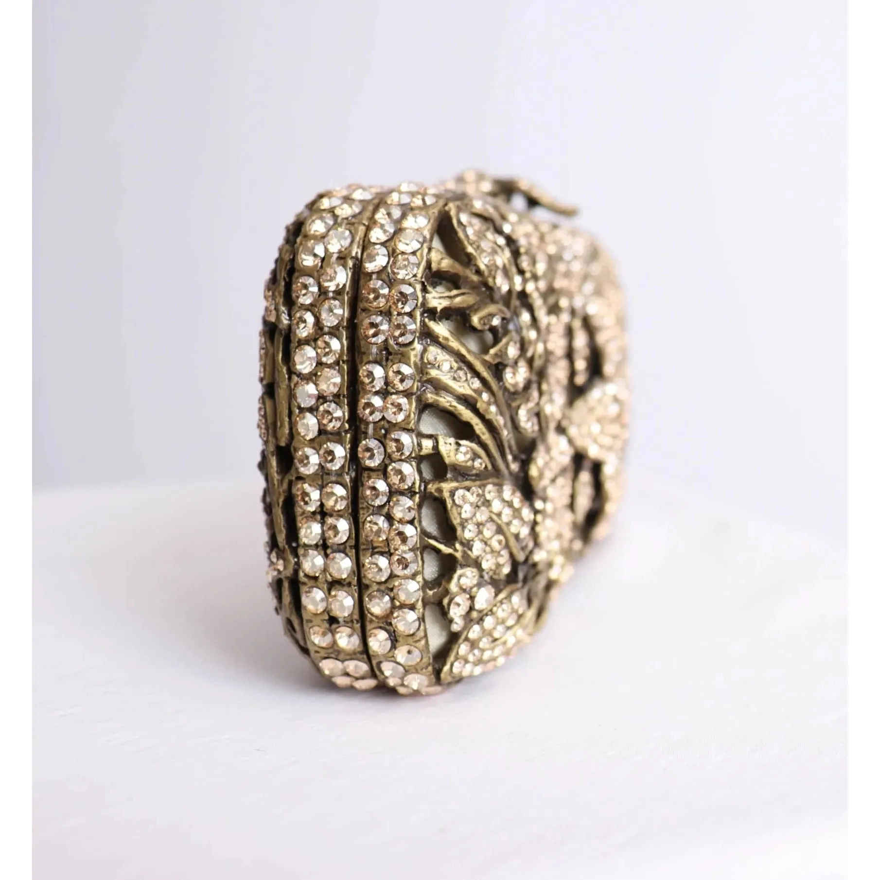 Gold Crystal Clutch