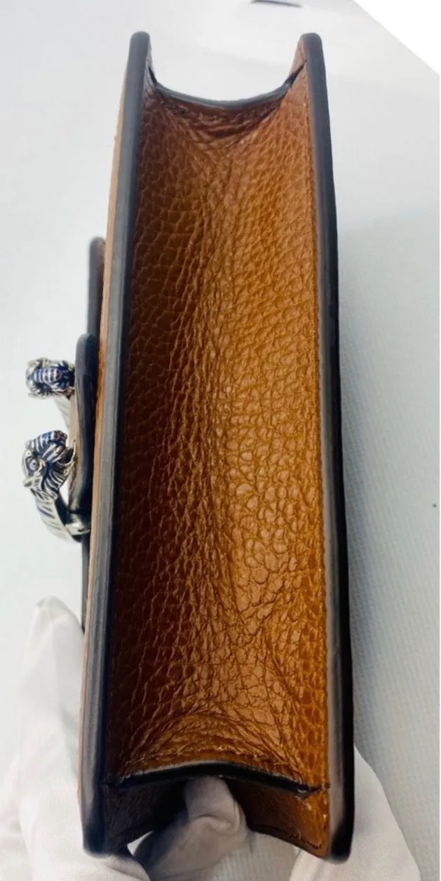 Gucci Super Mini Dionysus Shoulder Bag in GG Blue Denim