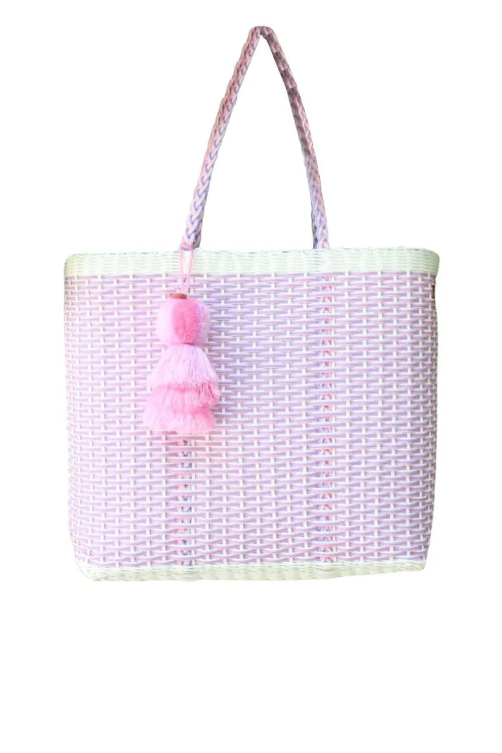 Medium Pink Lilac Nest Citron Tote