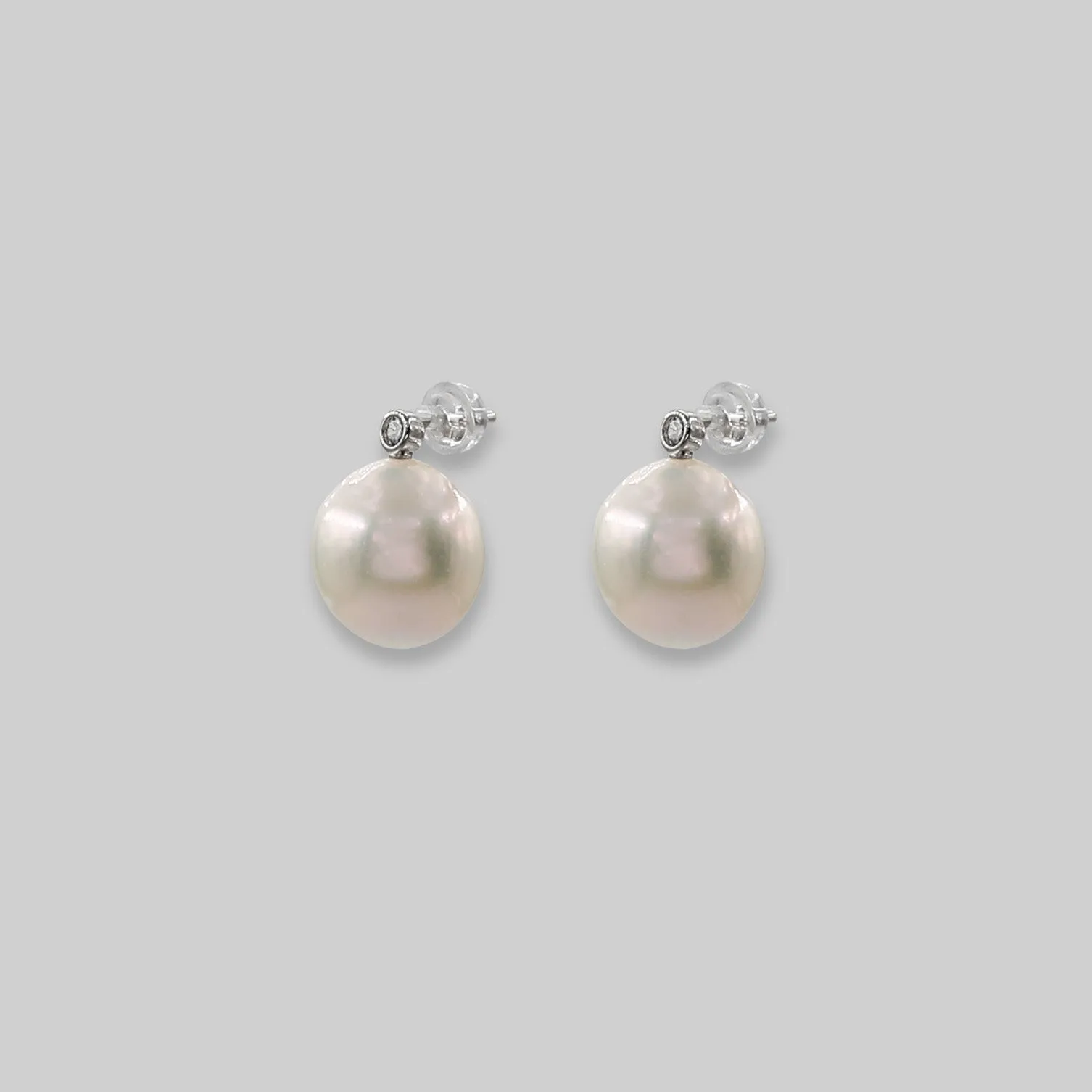 Modern Pearl Earrings