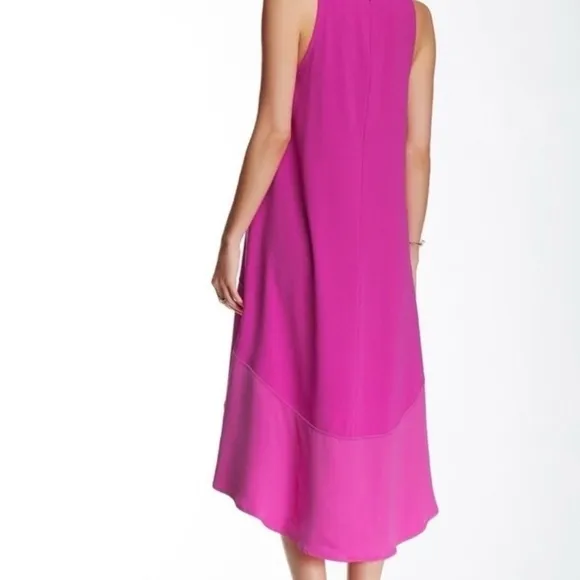 NWOT Trina Turk Pink Colorblock Maxi Dress