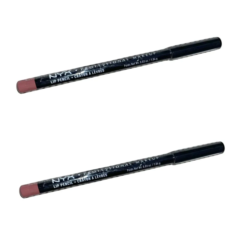 Pack of 2 NYX Slim Lip Liner Pencil, Natural SPL810