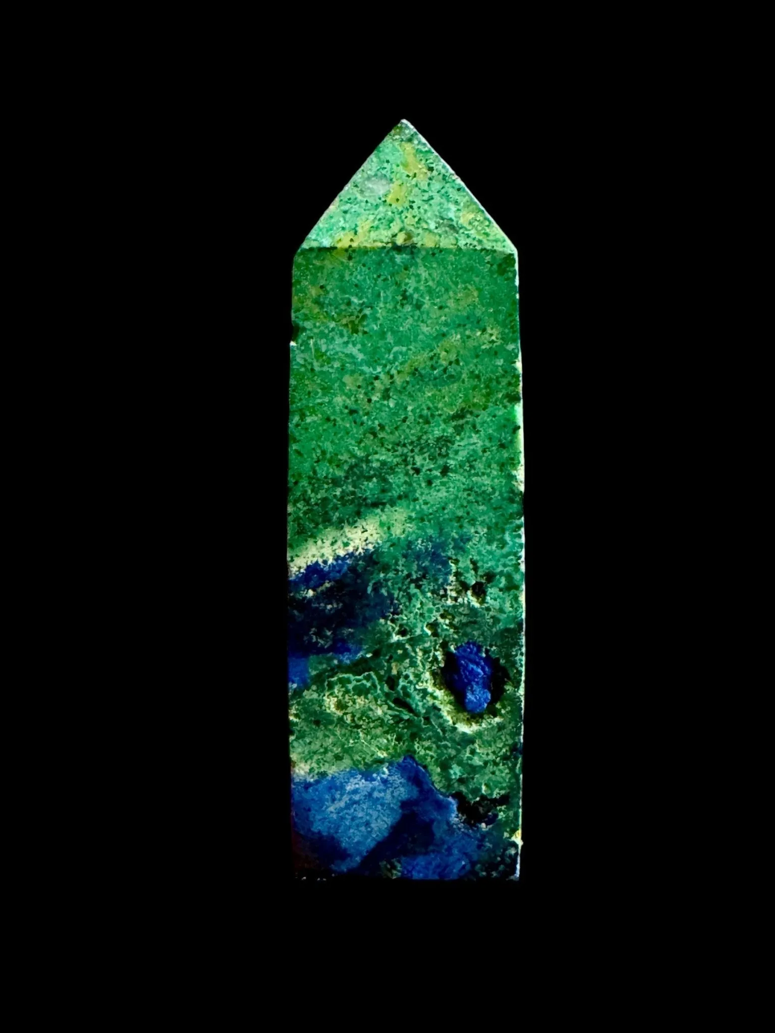 Raw Azurite Malachite Tower