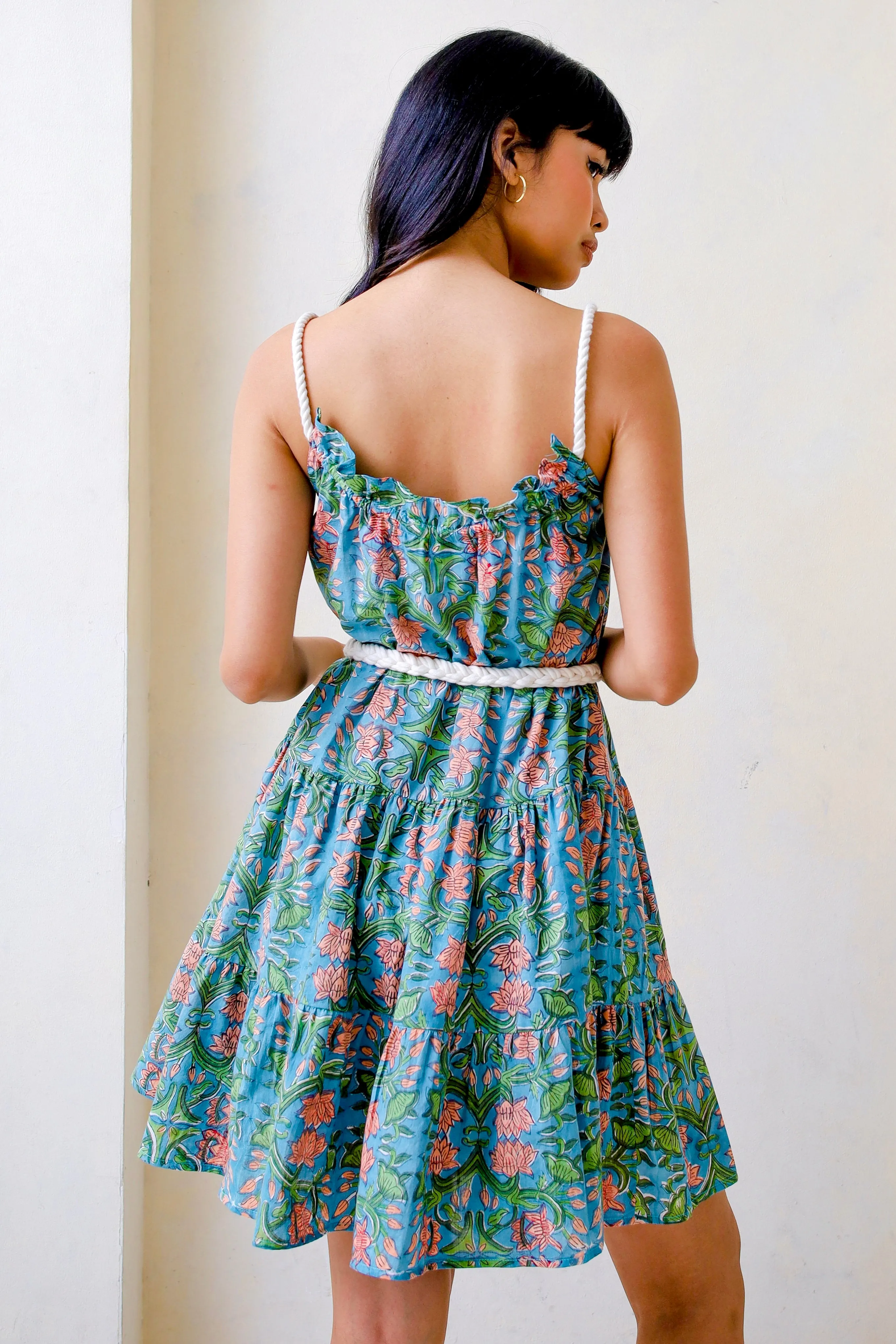 Rowena Dress, Cerulean