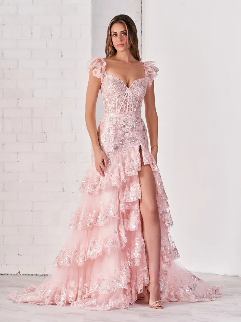 Roycebridal Kennedy | Sheath Off the Shoulder Long Prom Dress (Lace-up Back)