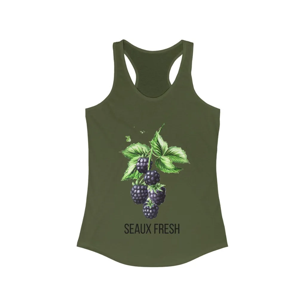 Seaux Fresh Blackberries Tank Top