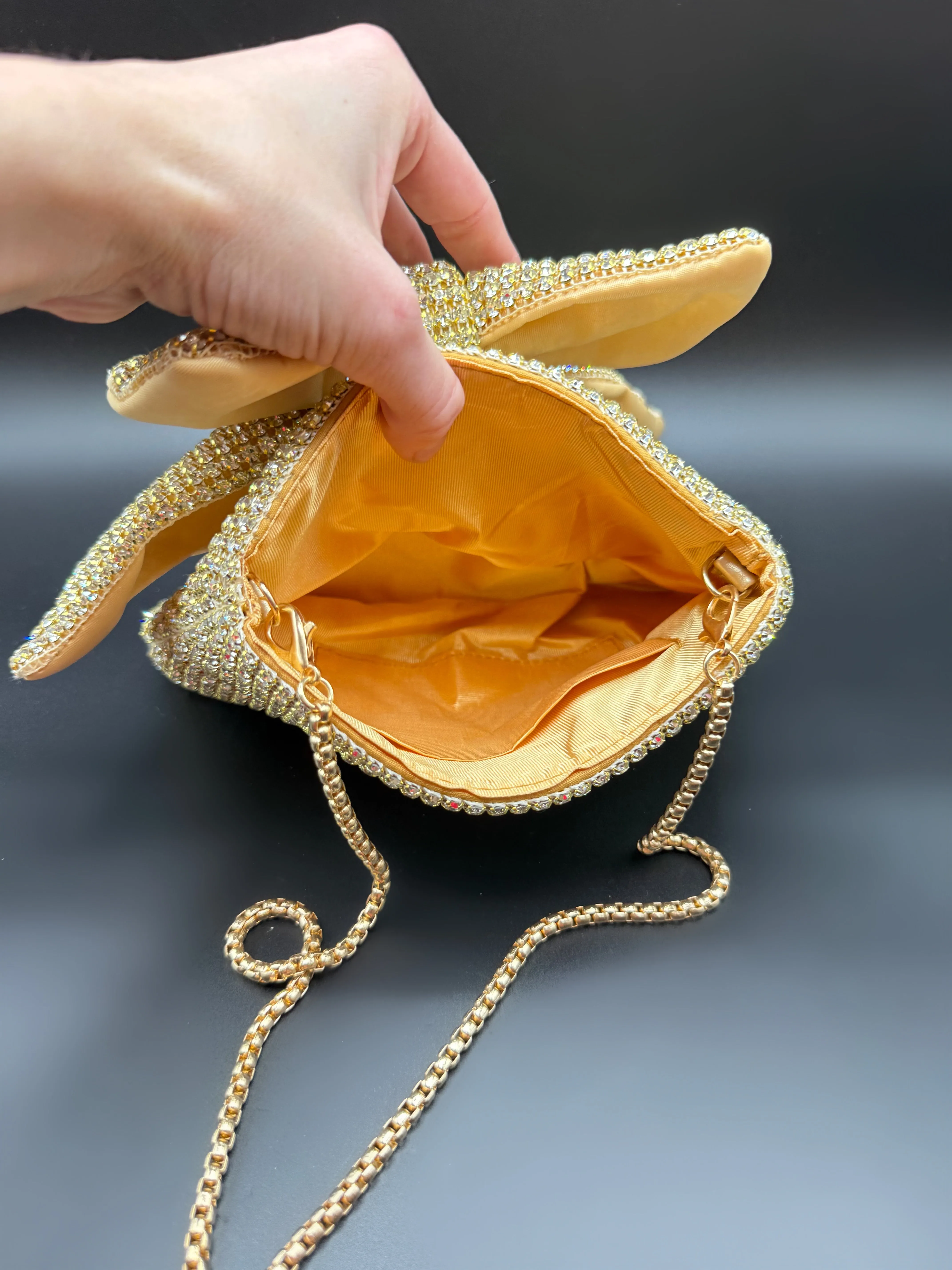Slouchy Bow Light Gold