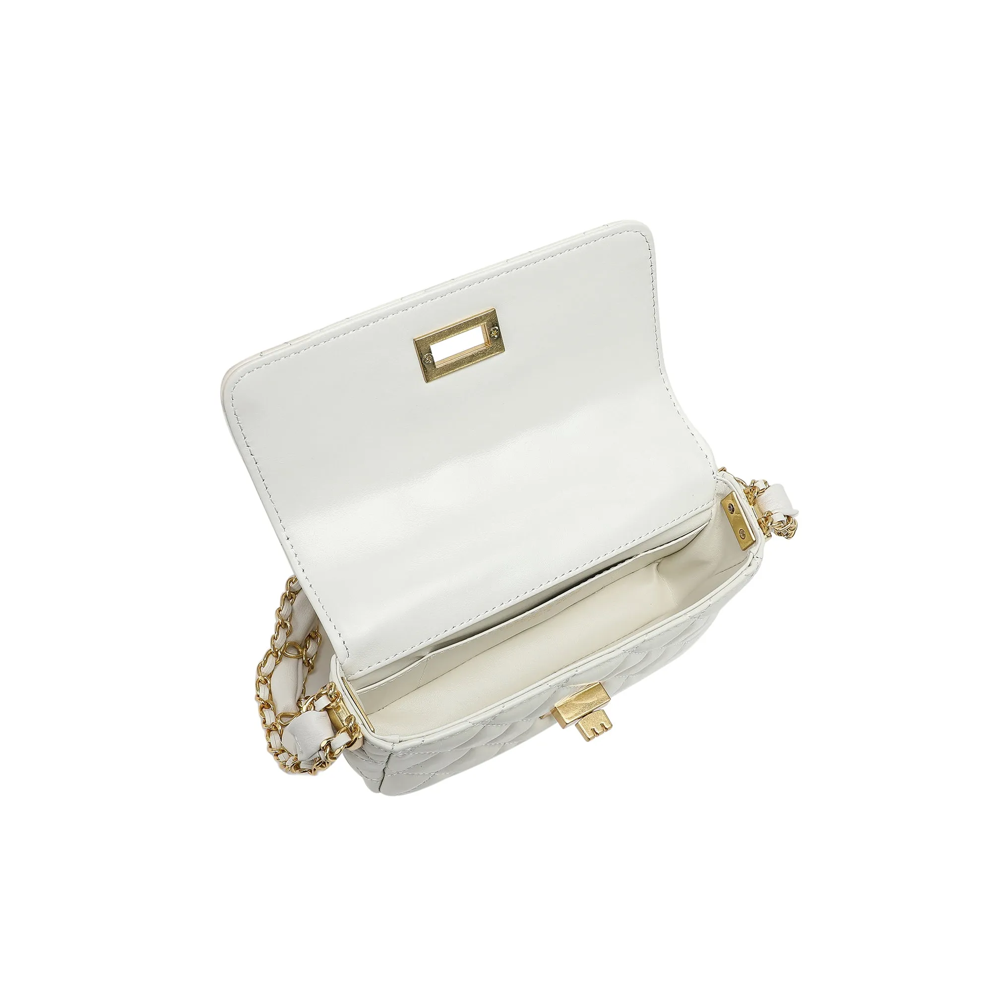 Small Quilted Sheepskin Shoulder Bag