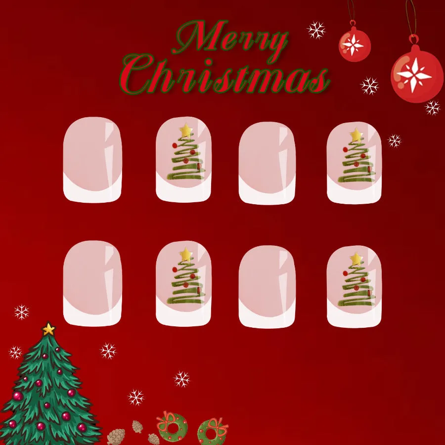 Square  Christmas French Cute