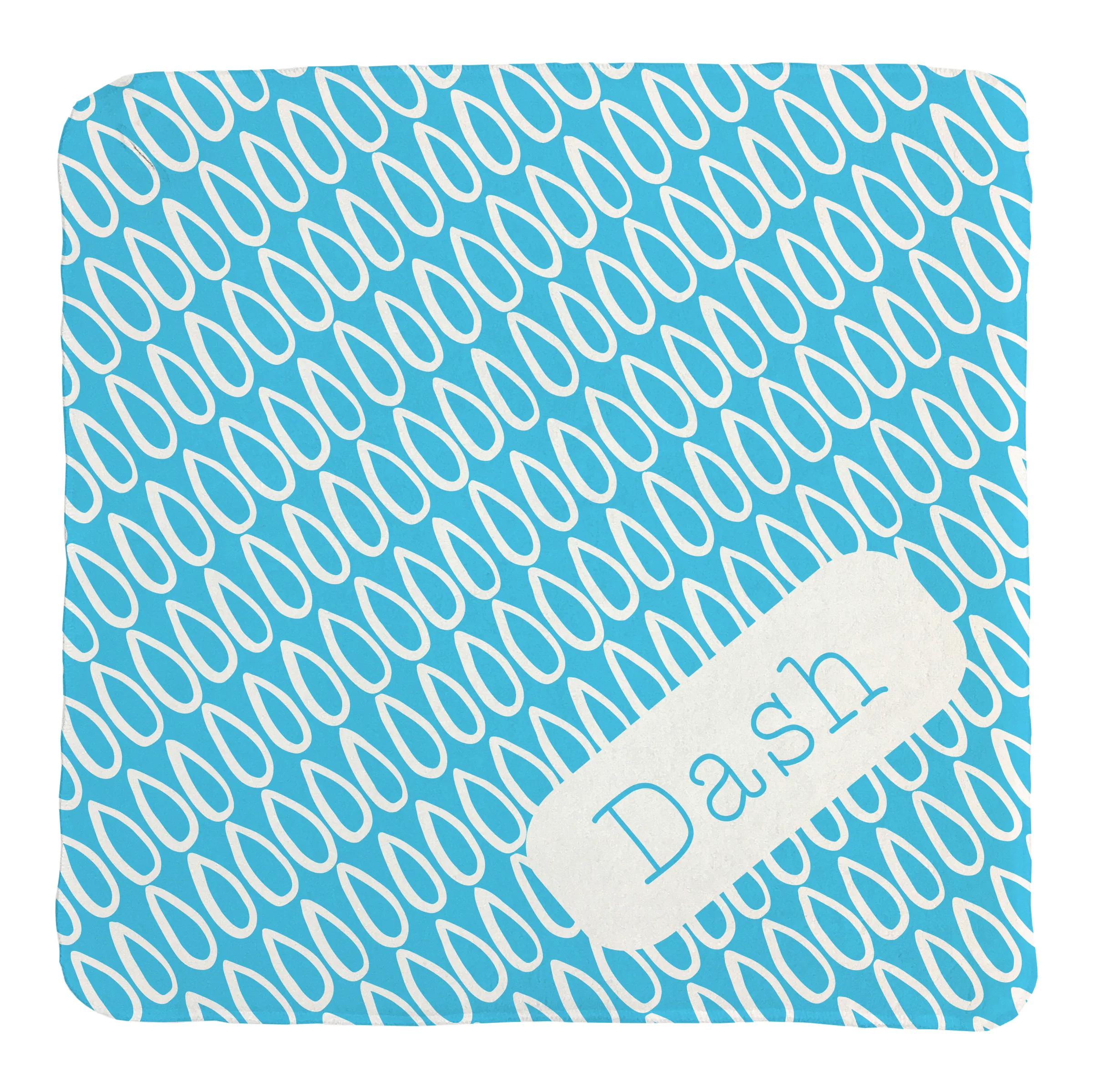 Tear Drop Blue Dash Lovie