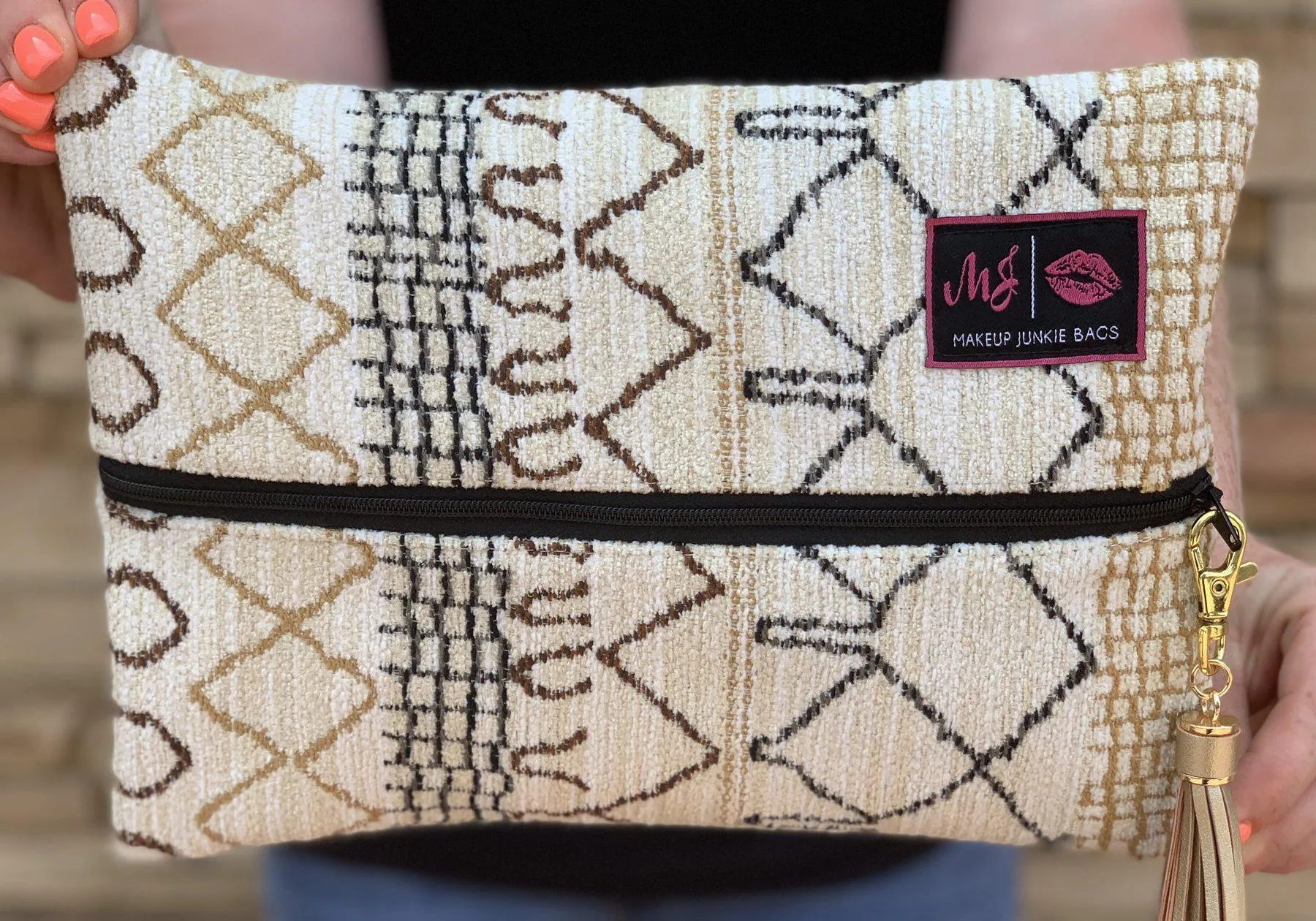 The Woodstock Makeup Junkie Bag -- Size Medium