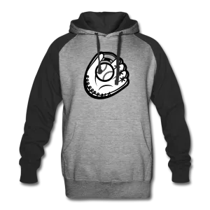 UNISEX BASEBALL IN GLOVE Colorblock Hoodie